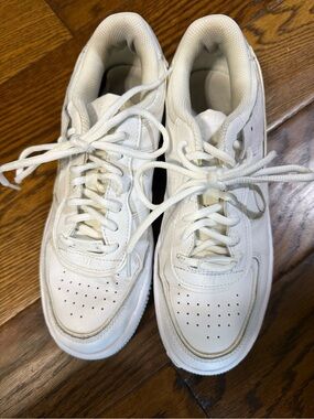 Nike Airforce one triple White Leather Sneakers